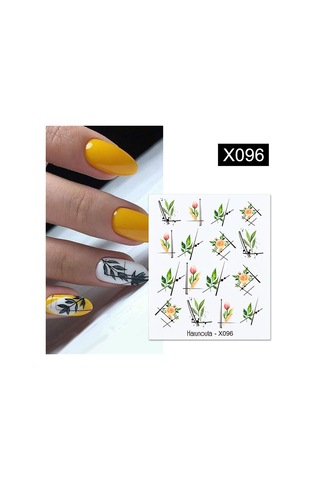 Su Transferli Nail Art Sticker X096 52340-16