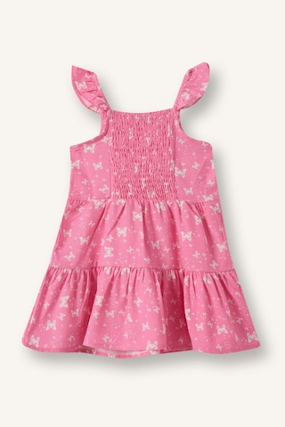 Defacto %100 Pamuk Askılı Poplin Elbise Kız Bebek H8453a526hspn160 Pembe-pn160