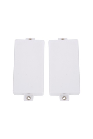 Hfambition Gitar Humbucker Manyetik Korumalı Kapağı Beyaz - 2 Adet, Toz Ve Çizik Koruyucu, Dayanıklı Plastik Malzeme