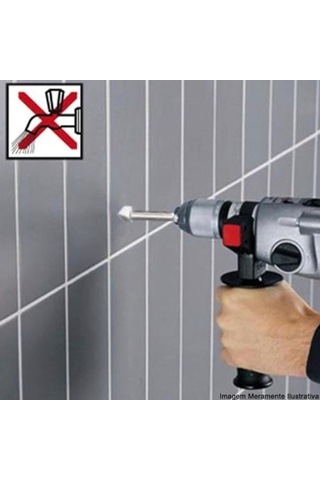 Professional Accessories Matkap Ve Kırıcı Delici Uçları, Taş Ve Beton, Gri, 8 Mm, 1 Adet