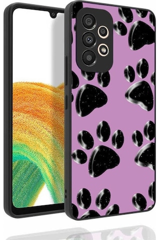 Galaxy Uyumlu A53 5g Kılıf Desenli Kamera Korumalı Parlak Zore Nora Kapak NO3