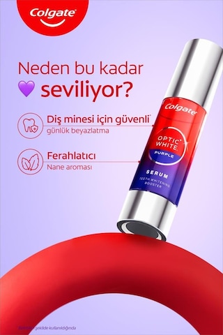 Colgate Optic White Purple Serum 40 Ml