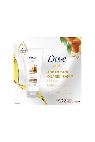 Dove Argan Yağı ve Onarıcı Bakım Serum Saç Bakım Kremi 170 ML