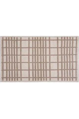 Evidea Soft Roger 2'li Banyo Paspası - Ekru / Bej - 60x100 Cm + 50x60 Cm Ekru / Bej