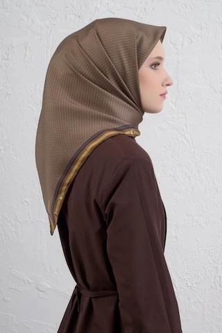 Armine Nostalji Serisi Sura İpek Eşarp 9401ds 08-gold