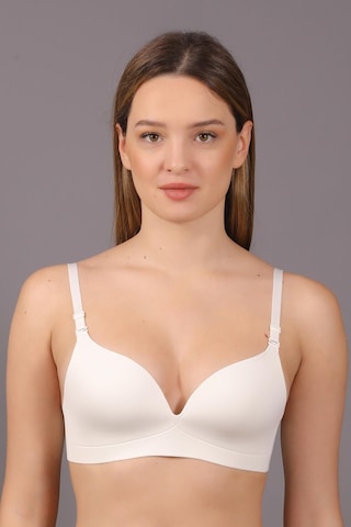 Cotonhause Kadın Lazer Kesim İnce Süngerli Ekru Hayalet Sütyen C5t4n1o633 001