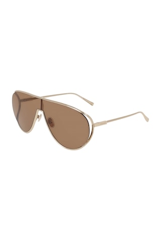 Salvatore Ferragamo Sf 323s 710 63 Unisex Blokcam Gümüş Metal Güneş Gözlüğü Gri