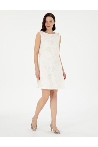 Pierre Cardin Kadın Ekru Elbise Dokuma 50306493-vr019