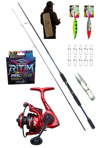 Powerex Prospin 270cm 10-30gr Balza Aston 4000 Metal Kafa Spin Olta Seti 1