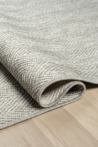 Mariesse Home Hav Toz Vermez Kolay Temizlenen Hasır Doku Sisal Halı Bombay 665-gri