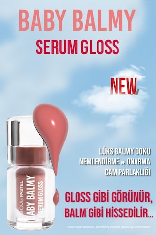 Pastel Show By Baby Balm Serum Gloss 33 Gaslight Dudak Parlatıcısı 33