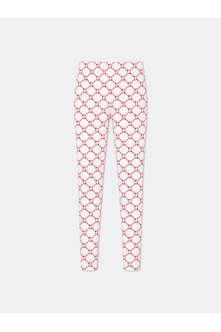 Xint Ekru Esnek Dokulu Slim Fit Tayt 470521