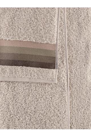 Polo %100 Pamuk 2 Li Havlu Takımı - 50x90, 70x140 Bej