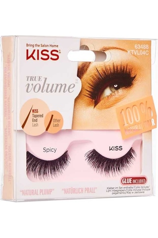 Kiss True Volume Komple Takma Kirpik - Spicy