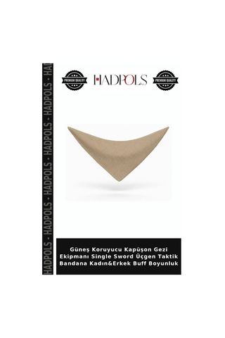 Hadpols Güneş Koruyucu Kapüşon Gezi Ekipmanı Single Sword Üçgen Taktik Bandana Kadın&erkek Buff Boyunluk Çok Renkli