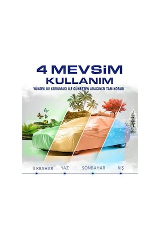 Wagell BMW 5 Serisi E60 2003-2010 Uyumlu premium Araba Brandası Miflonlu Branda Oto Çadır Örtü