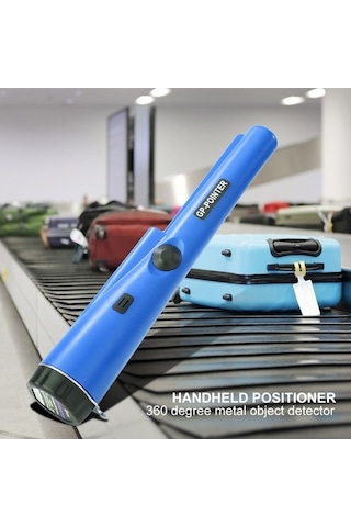 Pazly Derinlik Göstergeli Gp360 Metal Dedektörü - Altın, Kablo Ve Cıvata Bulucu - Mavi Model