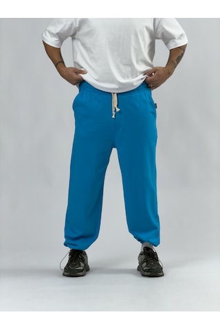 Cocopelli Paça Ayarlamalı Regular Mavi Erkek Jogger Pantolon Coc3562