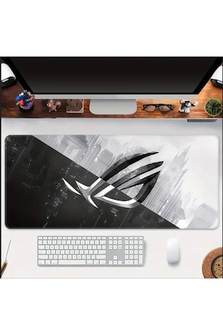 70x30 Cm Asus Model Temalı Kaydırmaz Taban Speed Yüzey Oyuncu Mouse Pad Gaming