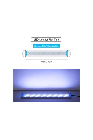 Singree "38cm Akvaryum Led Aydınlatma - Bitkili Tanklar İçin Ayarlanabilir Beyaz & Mavi Işık" Diğer