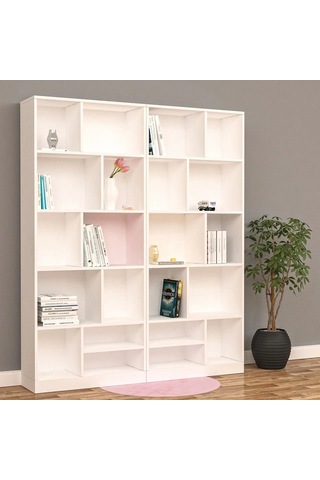 Rose İnci Kitaplık Mdf Siyah