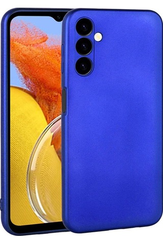 Galaxy M14 Kılıf Zore Premier Silikon Kapak Saks Mavi