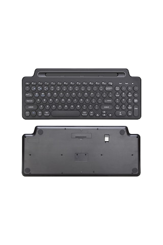 Geeksen Kablosuz Bluetooth Ve 2.4ghz Klavye - Tablet, Telefon Ve Bilgisayar İçin İnce Tasarım