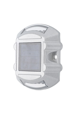 Yaozixa Alüminyum Gövde Güneş Enerjili Yol Tırnak Lambası - Ip68 Su Geçirmez, 12 Led Işık, Otomatik Açma/kapama, 10 Ton Basınç Dayanımı