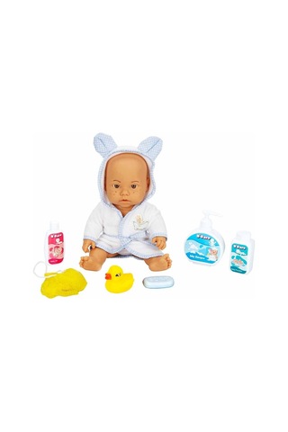 030031 Sunman. Bebelou Banyo Zamanı Bebek Seti. 35 Cm - 3 Yaş
