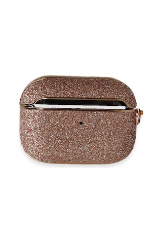 Apple Uyumlu AirPods Pro 2 2.nesil Spell Simli Kılıf - Rose Gold Arka Kapak