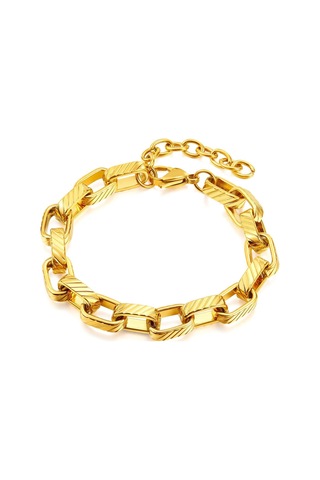 Altın Opk Moda Paslanmaz Çelik Bileklik Altın