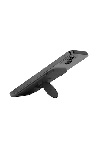 Telefon Modelleri Ile Uyumlu Kartlık Flixa Serisi Manyetik Stand Olma Popsocket Özelliği Black