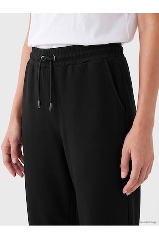 Lcw Everyday Siyah Soft Touch Kadın Jogger Eşofman Altı