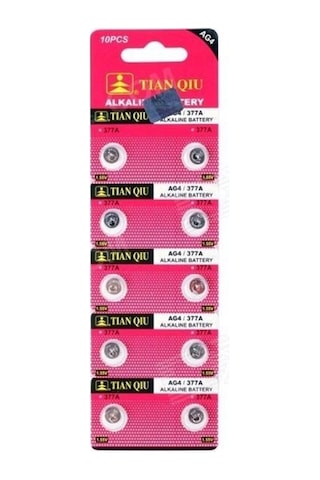Tıanqıu 10 Adet 377 Lr626 Ag4 Saat Pili