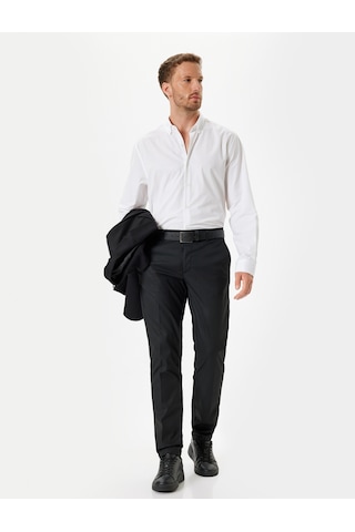 Koton Slim Fit Gömlek Uzun Kollu Pamuklu Beyaz 5wam60063hw Beyaz