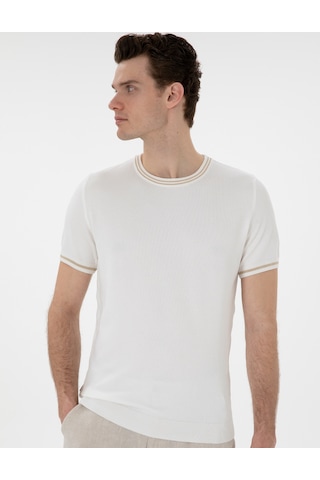 Pierre Cardin Erkek Ekru Kazak /triko 50306045-vr019 Ekru