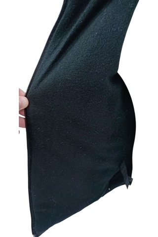 Erkek Çocuk Speedy Armalı Kapüşonu Sabit İçi Polar Astarlı Siyah Mont Siyah