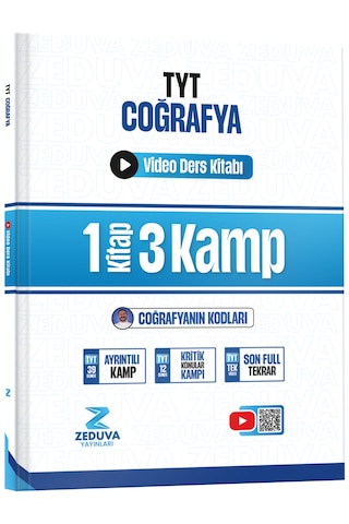 Zeduva Yayınları Coğrafyanın Kodları Tyt Coğrafya 1 Kitap 3 Kamp Zeduva Yayınları Coğrafyanın Kodları Tyt Coğrafya 1 Kitap 3 Kamp