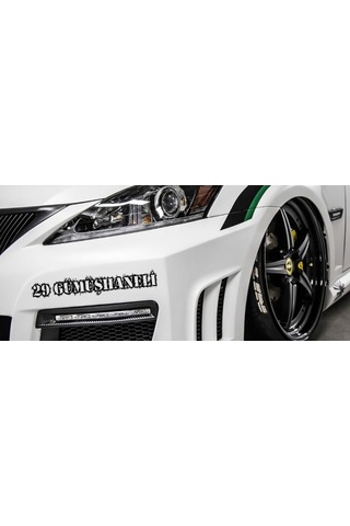 Gümüşhaneli 29 Plaka Araba Oto Sticker Yapıştırma 2 Adet
