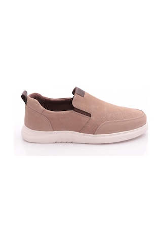 Dgn 6151 Erkek Yani Lastikli Sneaker Ayakkabi Gri Nubuk