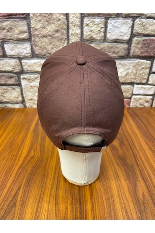 Hamze Ny New York Nakış Pamuk Unisex Beyzbol Cap Şapka Kahverengi