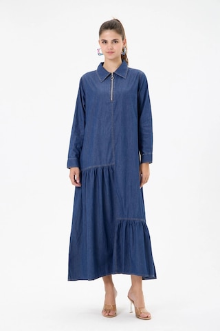 İnvee Kot Elbise Navy 7162