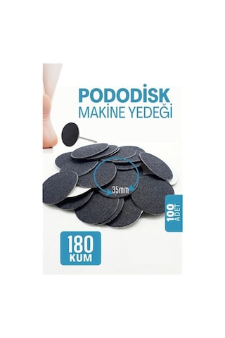 35 Mm Pododisk - Nasır Sökücü Pedikür Makinesi Yedek Pedler 100 Adet 722074 35 Mm Pododisk - Nasır Sökücü Pedikür Makinesi Yedek Pedler 100 Adet 722074