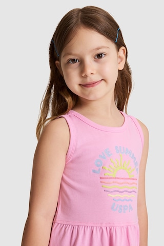U.S. Polo Assn. Kız Çocuk Pembe Elbise Örme 50325646-vr041