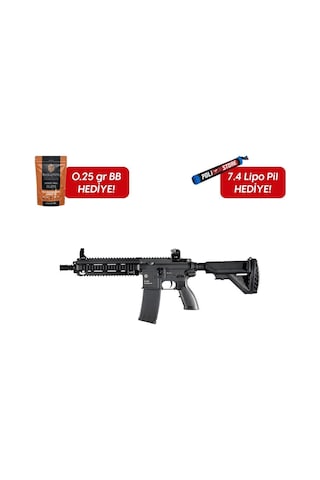 Evolution E-416 Cqb Carbontech Ets Airsoft Tüfeği + 7.4v Lipo Pil