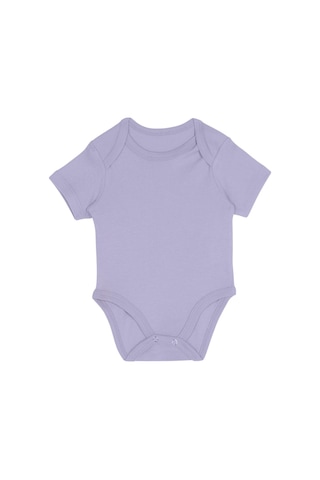 Bebek Kısa Kol Body Lila