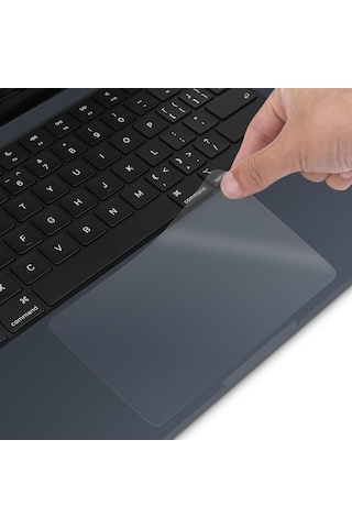 Novstrap Apple Uyumlu MacBook Air 15 İnç 2023 A2941 M2 Çip İle Touchpad Trackpad Koruyucu Film