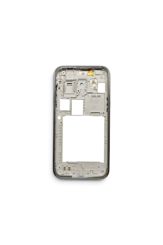J2 Orta Kasa Samsung Galaxy J200 Uyumlu Gri Renk Orta Kasa Çerçeve + Ses Açma On Off Tuş Plastik Ve Kamera Camı Gri Koyu