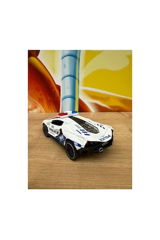 Lamborghini Model Polis Arabası Oyuncak Lamborghini Diecast Polis Arabası Sesli Işıklı Çok Renkli