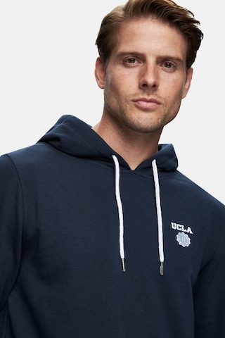 Ucla Nevada Lacivert Kapüşonlu Baskılı Standard Fit Erkek Sweatshirt Lacivert